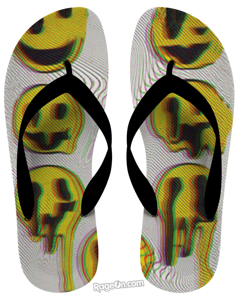 Wax Smile Flip Flops